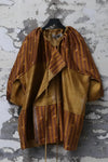 Mutedance 24 Spring/Summer Loose Drawstring V-Neck Top MD-MD24SS88-JIUJIN Old Gold PM125